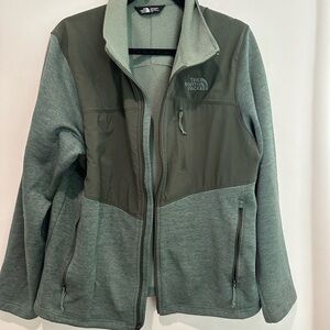 The North Face Sage Green Textured Jacket